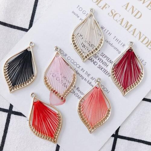 4 pieces / lot Alloy Water drop shape earrings Jewelry Accessories pendant Earring Accessories