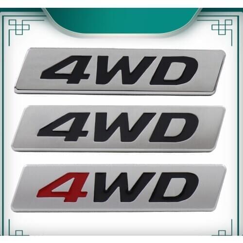 4WD 4X4 AWD for IX25 IX35 Tucson Fender Side trunk Nameplate Decal Emblem Badge Sticker