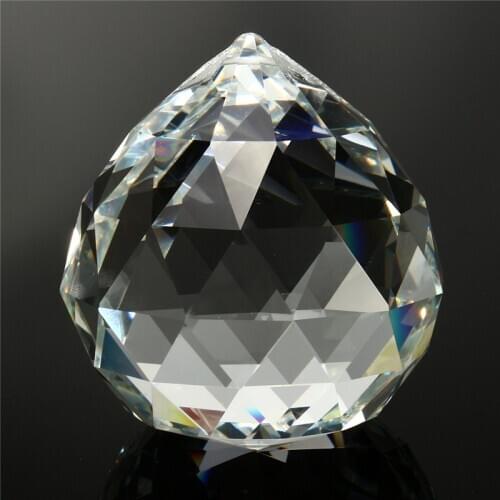 100mm Photography Faceted Crystal Ball Feng Shui Crystal Ball Glass Ball Water Prism Pendant Hanging window decorations