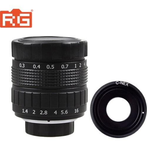 Fujian 50mm F1.4 CCTV TV lens+C-ENX Mount for Sony E NEX3 NEX-C3 NEX-F3 NEX-5 NEX-5N NEX-5R NEX-5T NEX-6 NEX-7 A6000 A5000