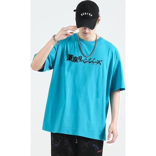 Tokyo Revengers T Shirt Anime Printing Style Oversized T-shirt 100% Cotton Unisex Tees graphic tees men streetwear woman tshirts