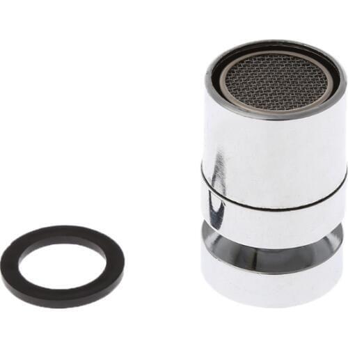 Chromed 24mm Brass Adjustable Swivel Water Saving Tap Nozzle Spout Aerator M24 Male M22 Female W315