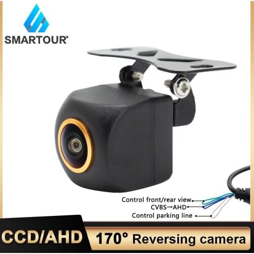 Smartour HD 175 Degree Fisheye Lens Starlight Night Vision Car Reverse Rear View Camera Parking Camera 1296*1080P Waterproof