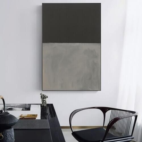 Famous Mark Rothko Focus Canvas Painting Posters Print Color Block Modern Decor Wall Art Pictures For Living Room Bedroom Aisle