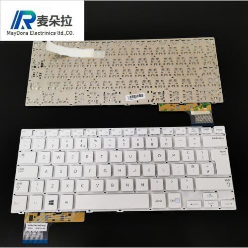 UK GB Keyboard for Samsung NP450R4E np455R5J np450R4Q np370R4E np470R4E np275E4V np530U4E np450R4V laptop White 13BA5903786