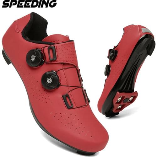 Cycling MTB Road Shoes Flat Cleat Speed Racing Men Footwear Bike Route Sneakers Riding Bicycle Self-Locking Sapatilha Ciclismo