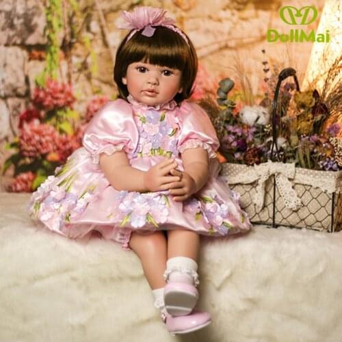 24 inch 60cm bebes Reborn Baby Dolls Handmade classic toy doll gift soft Silicone Reborn baby dolls for child girls bonecas