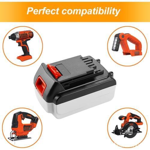 20V 6.0AH Li-Ion Battery for Black & Decker LBXR20 LB20 LBX20 ASL186K BDCDMT120 CHH2220 LLP120 LST120 high quality 6000mAh