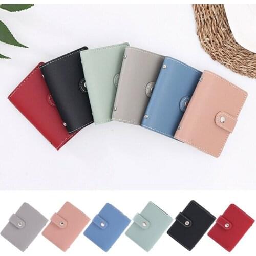 Fashion PU Leather Function 26 Bits Card Case Business Card Holder Credit Passport Card Bag ID Passport Card Wallet 2021
