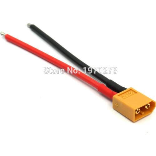 Wholesale XT60 Male Plug 12AWG 10cm With Wire