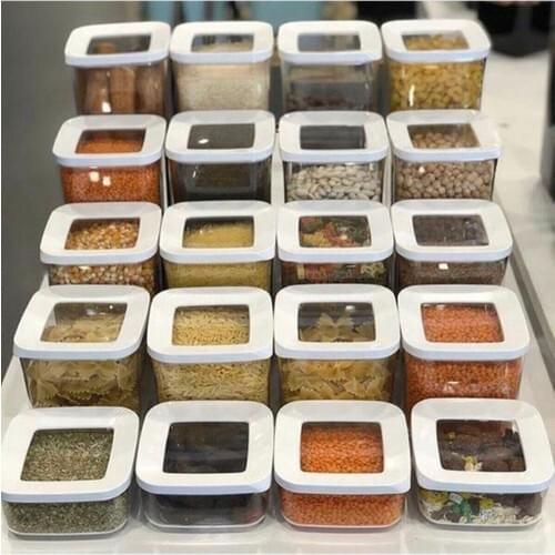 New 2021 Multi-Purpose Square Clamshell Transparent Food Storage Container s Set Turkey Fast Shipping