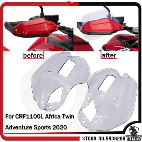 Handguard Extensions For HONDA CRF 1100L CRF 1100 L Africa Twin Adventure Sports CRF1100L Hand shield Protector Windshield 2020