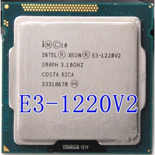 Intel Xeon E3-1220 V2 e3 1220 V2 3.1GHz 8MB 4 Core 1333MHz SR0PH LGA1155 CPU Processor E3 1220V2