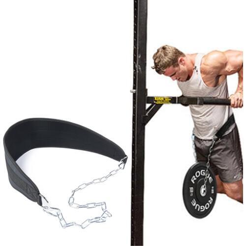 Weight Lifting Belts With Chain Bodybuilding Fitness Equipment Dip Belt Pull Up Belt For Powerlifting