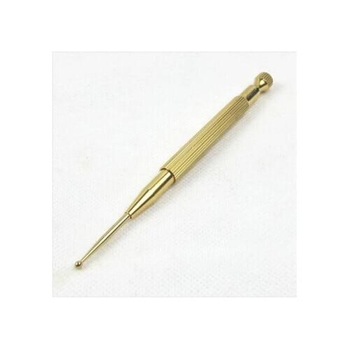 Elastic copper Auricular point pen probe tool home health care ear reflex zone massage pen ear acupressure bar detection wands