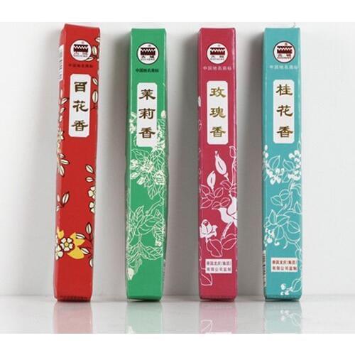 Lovely floral incense sticks,24cm 90 sticks 25min. 8 scents.Daily home use.Easy to carry.Jasmine,rose,sandalwood,tibetan,etc