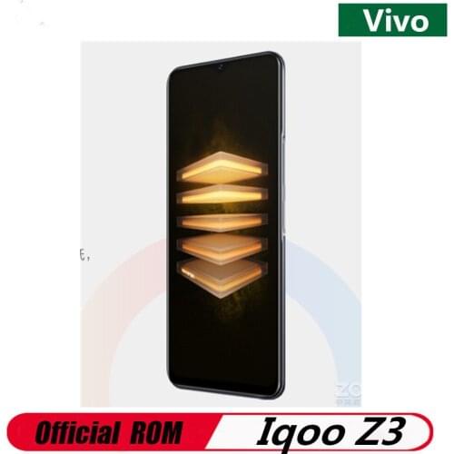 Stock Vivo Iqoo Z3 5G Smart Phone 64.0MP+16.0MP+8.0MP+2.0MP Fingerprint Face ID Snapdragon 768G 6.58" 120HZ 55W Charger OTG