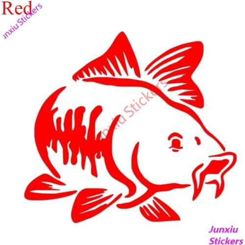 Reflective Cute Big Fish Car Sticker Styling Creative Waterproof Window Laptop Cover Scratch Decoration Accessories KK 20*12cm