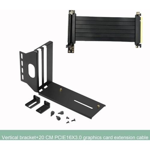 Gaming Graphics Card Vertical Mounting Bracket With Special Self-adhesive Rubber Pad Universal GPU Mounting Bracket Kit