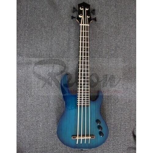 Weifang Rebon 30 inch ukulele bass in Blue colour