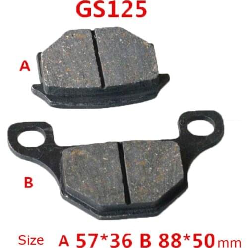 High Quality Motorcycle Brake Disks Pads For For KAWASAKI KLE ZZR 250 ZXR250 KLE500 EX500 Suzuki GS125 GS 125 GN125 GN 125