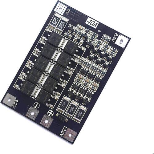 40A 3S 3.7V 12.6V 18650 Lithium Battery Protection Board Start Drill Motor 3 Cell Pack BMS Li-ion Charger PCB Protect Module PCM