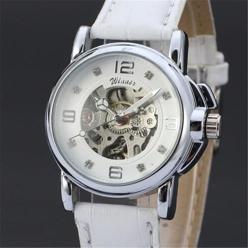 WINNER Female Women Wrist Watch Ladies Clock Automatic Mechanical Watches Classic Top Brand Luxury Classic Clocks Lover Gift 091