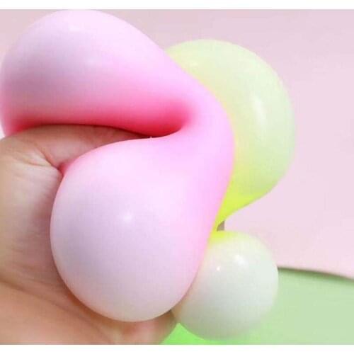 1PC 7cm Super Soft Round Ball for Office Stree Relief Decompression Toys Creative Flour Vent Balls Random Color