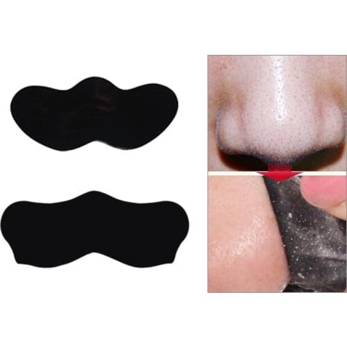 10PCS Nose Blackhead Remover Mask Deep Cleansing Skin Care Shrink Pore Acne Treatments Mask Nose Black Dots Clean Strips TSLM1