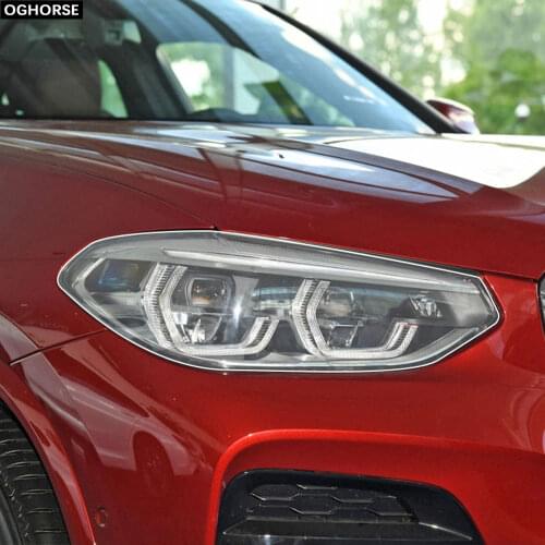 2X Car Headlight Self Healing Protective Film Vinyl Protection Transparent TPU Decal Sticker for BMW X4 G02 F26 M Accessories
