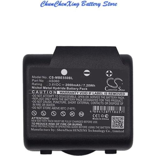 Cameron Sino 2000mAh Battery AS060 for IMET BE5500, M550S THOR, M550S ZEUS, M550 Ares, BE3600