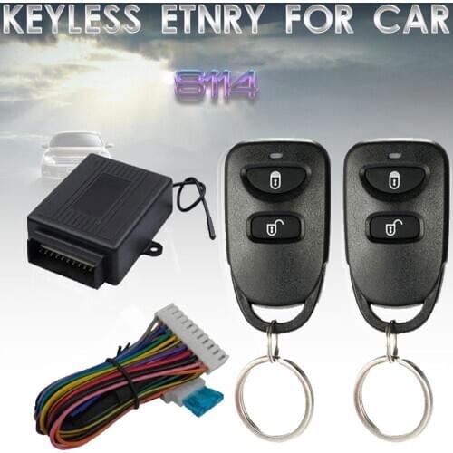 Car Vehicle Door Lock Keyless Entry System Remote Control Central Locking Kit With LED indicator Car Central Locking Kit
