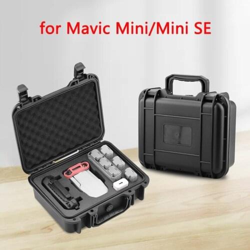 Safety Waterproof Storage Box for DJI Mavic Mini/Mini SE Hard Box Travel Outdoor Handbag Storage Bag Drones Package Accessory