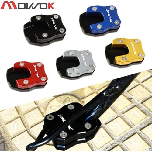 For HONDA PCX125 PCX150 PCX 125 PCX 150 2018 2019 2020 2021 Motorcycle Side Stand Pad Plate Kickstand Enlarger Support Extension