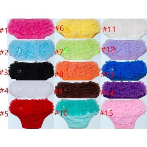 Fashion Baby Gauze pp Pants Candy Color Laciness Shorts Panties Cotton Bloomers Cute Tutu Design Infant Ruffle Hot Girls Clothes