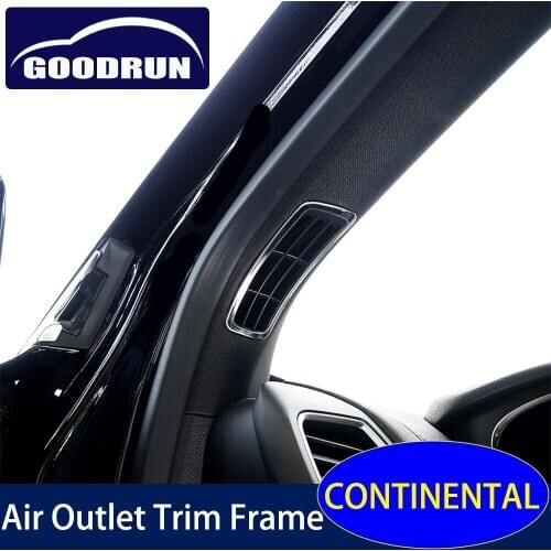 For LIncoln CONTINENTAL Air Conditioning Cover Decorative Interior Car Dashboard Outlet Vent Frame Trim Strip