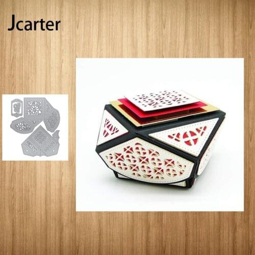 2021 New Design Metal Cutting Dies Pandora Gift Box Craft Scrapbooking Handmade Knife Mould Blade Punch Stencils Dies Cut Model