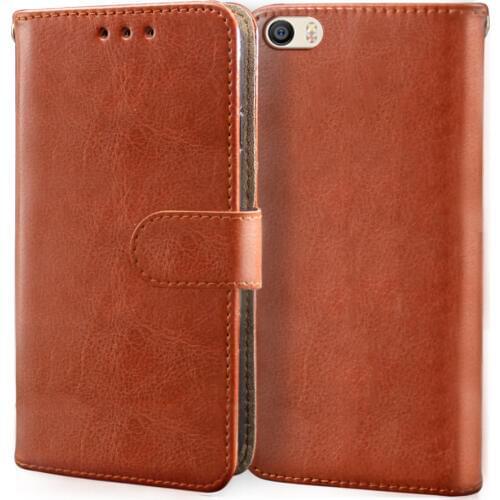 Luxury Leather Flip Case For Xiaomi Mi 5 5X 5s Plus 6 6X 4c 4s 4i 5c Case Wallet Card Stand leather and silicone Cover