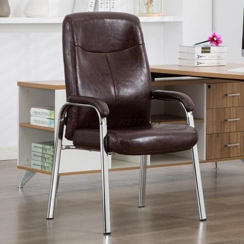 Chess and card room dedicated thick mahjong chair strong fat steel foot home office chair leisure backrest modern computer chair