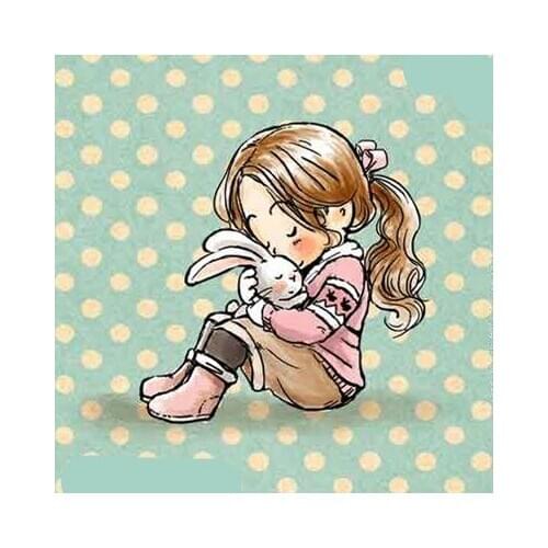 Girl and boy Transparent Clear stamp and cutting dies DIY Silicone Seals Scrapbooking /Card Making/Photo Album Decoration