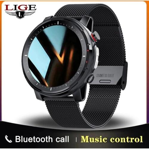 LIGE IP68 Waterproof Sport Smart Watches Men fitness watch Heart Rate Blood Monitor Pressure Activity tracker For Xiaomi Phone