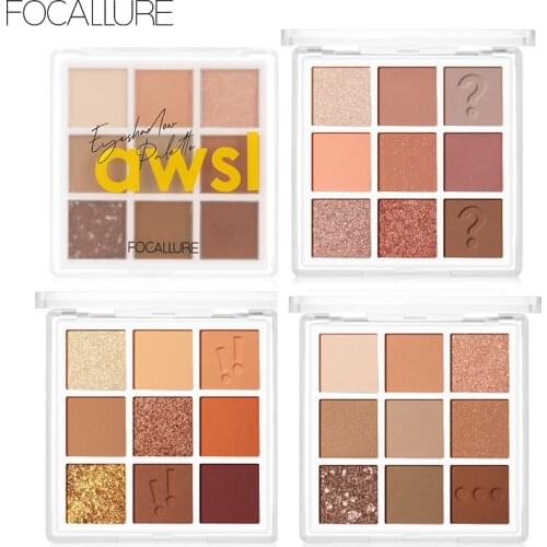 FOCALLURE Eyeshadow Palette Cosmetics New 2021 Glitter Matte Shiny Pigment For Eyes Bright Professional Shadows Female Makeup