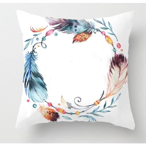 Furniture Decoration Cushion Products Custom Wedding Souvenir Outdoor Painting Decoration Pillowcase