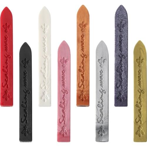 Sealing Wax Stamp Seal Colorful Antique Strips Candle Beeswax Seal Stamps for Postage Letter Retro Wedding Envelope Invitation