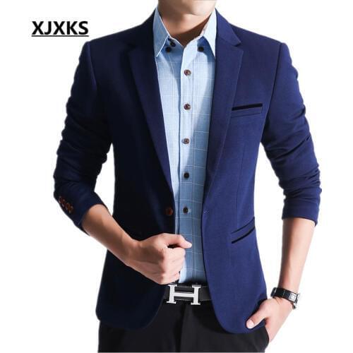 Мужские повседневные пиджаки XJXKS China At AliExpress