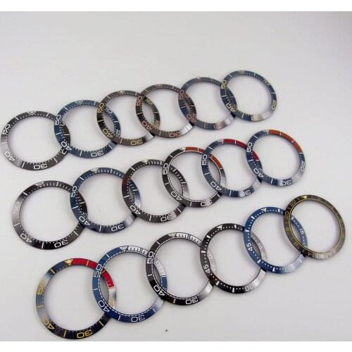 Replacement Part 38mm Watch Ceramic Bezel Ring Insert fit 40mm Case