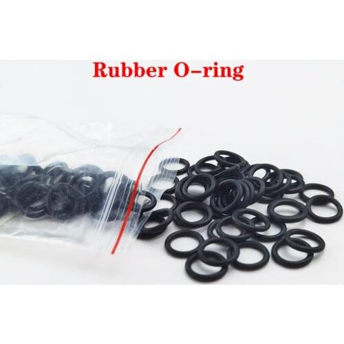 10PCS Rubber O Ring NBR elastic sealing oring 1mm thick oil resistant sealing washer pack silicone rubber rings