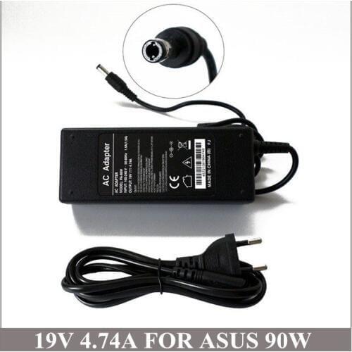 19V 4.74A 90W AC Adapter Carregador Portatil With Laptop Charger Plug For Asus K73ER K73ERF N53S