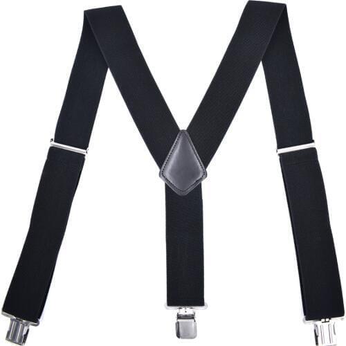 2inch Adjustable Elastic Men Shirt Trouser Braces Suspenders Straps Y Shape Strong Metal Clips Ceinture Homme Cinturones Hombre
