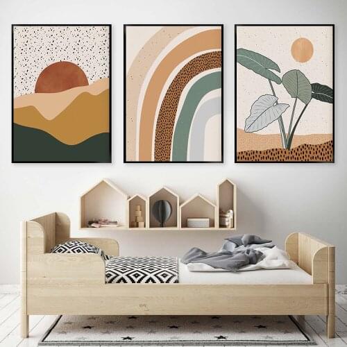 Abstract Vintage Henry Matisse Exhibition Poster Bohemian Wall Art Canvas Painting Prints Beige Line Art Pictures Home Decor